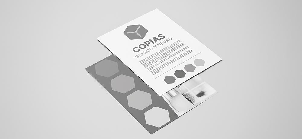 impresión de copias en blanco y negro con excelente nitidez y acabado