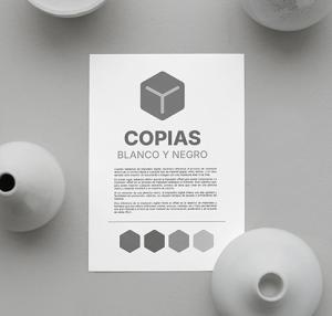 copias en blanco y negro de alta calidad para documentos y trabajos impresos
