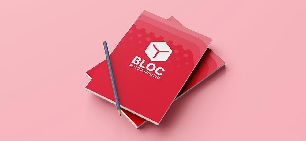Blocs autocopiativos Yuprint con portada roja y diseño moderno, ideales para oficinas y negocios.