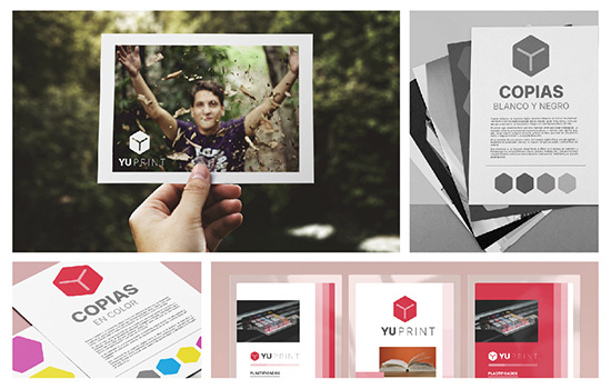 Servicios de copistería Yuprint: copias en color y blanco y negro, impresión de documentos y material gráfico.